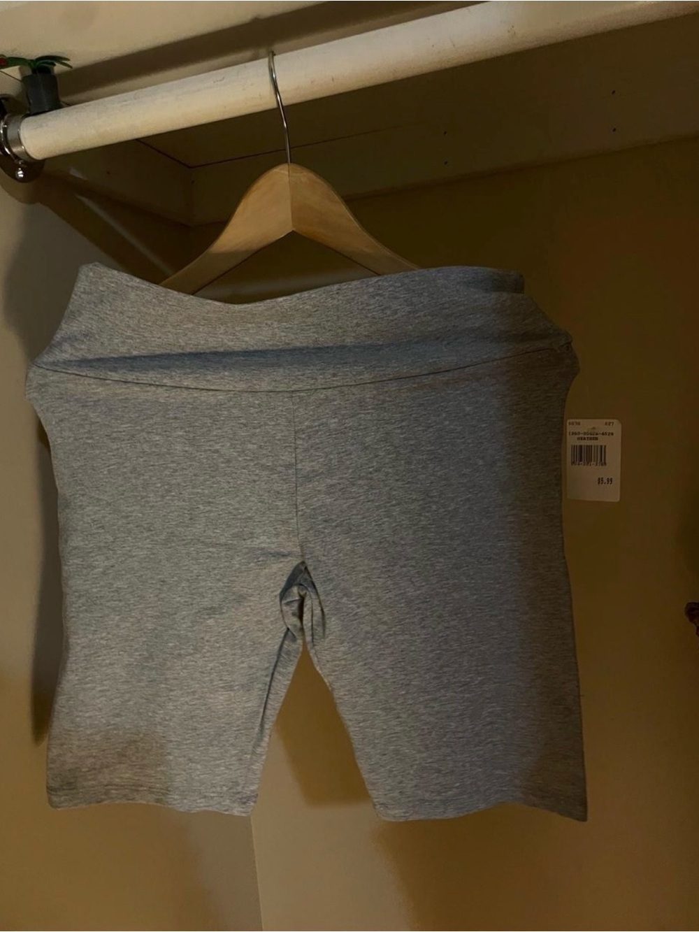 Ambiance Gray High-Rise Bike Shorts